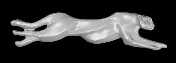 tiger 3d silver lion