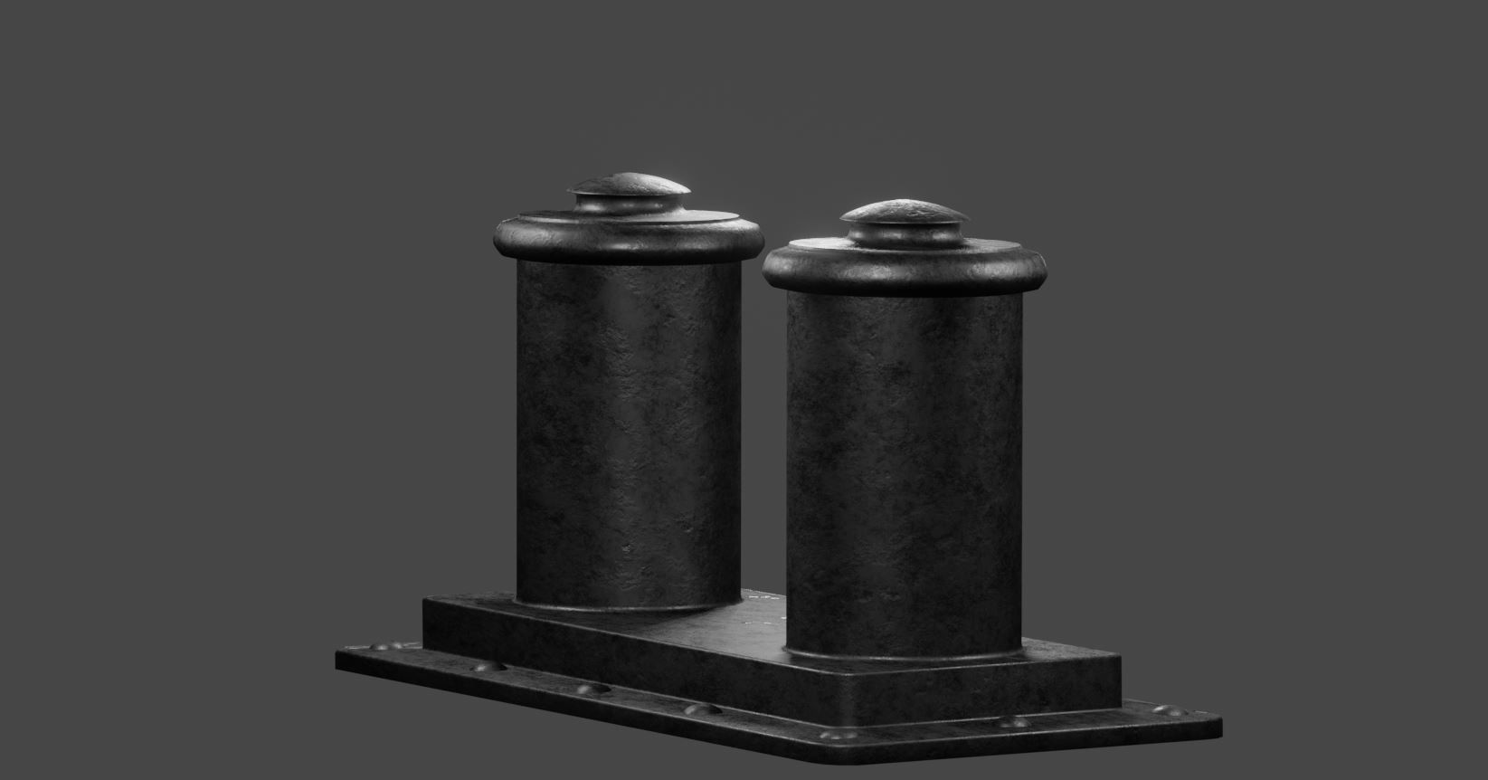RMS Titanic Forecastle bollard free download  Free low-poly 3D model_3