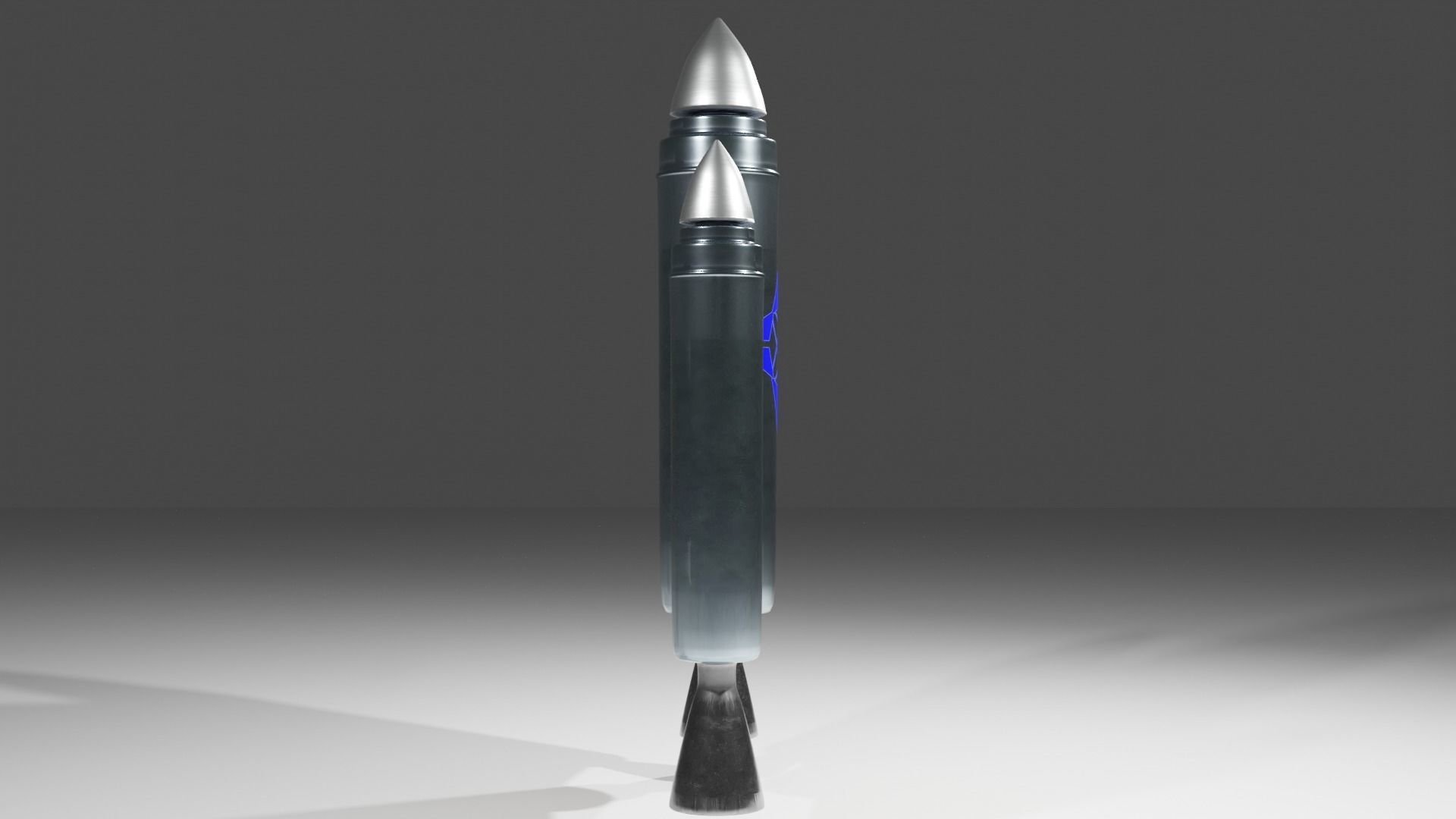 Jetpack rocket launcher 3D model_3