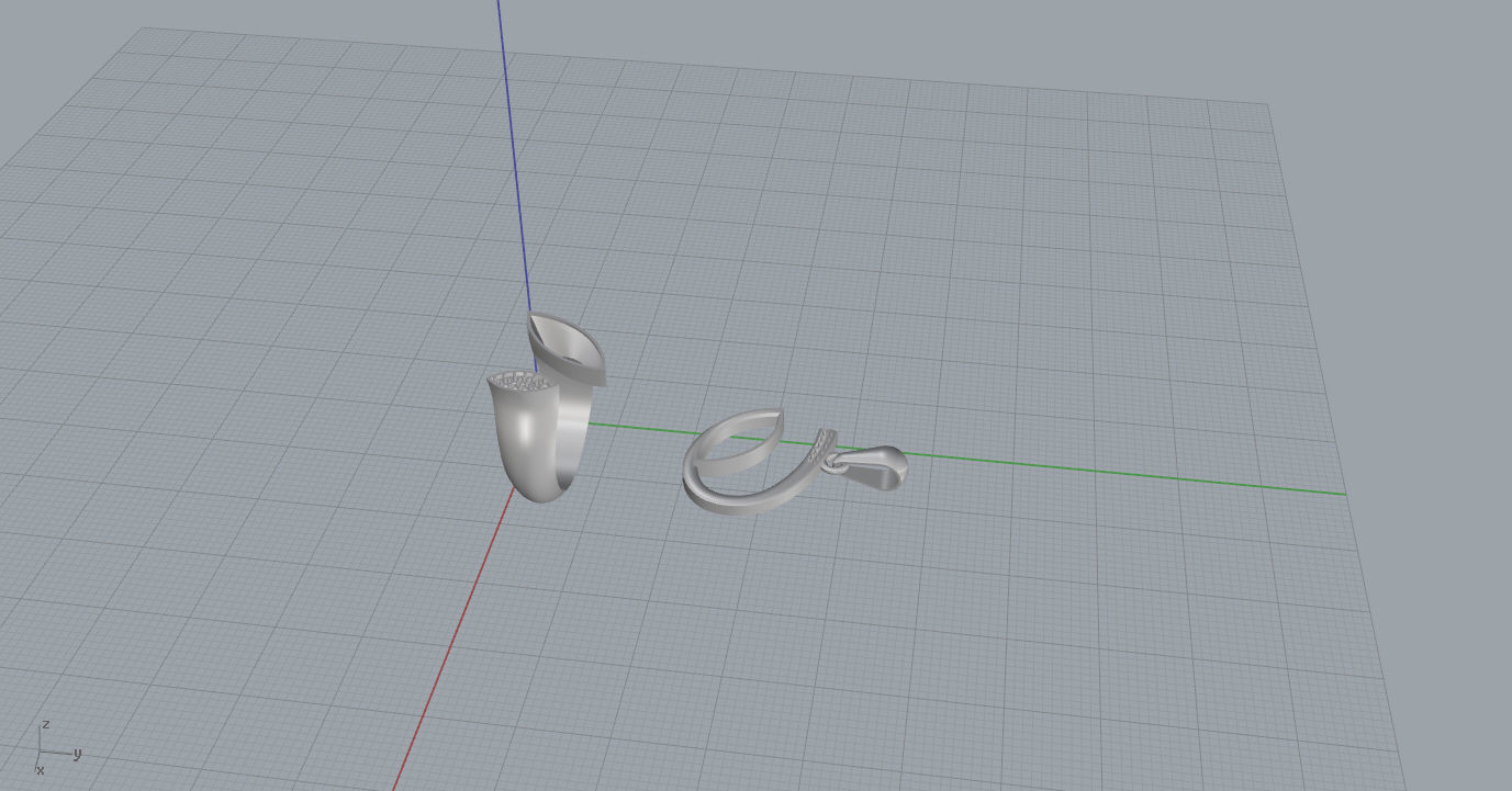 Ring and Pendant 3D print model_21