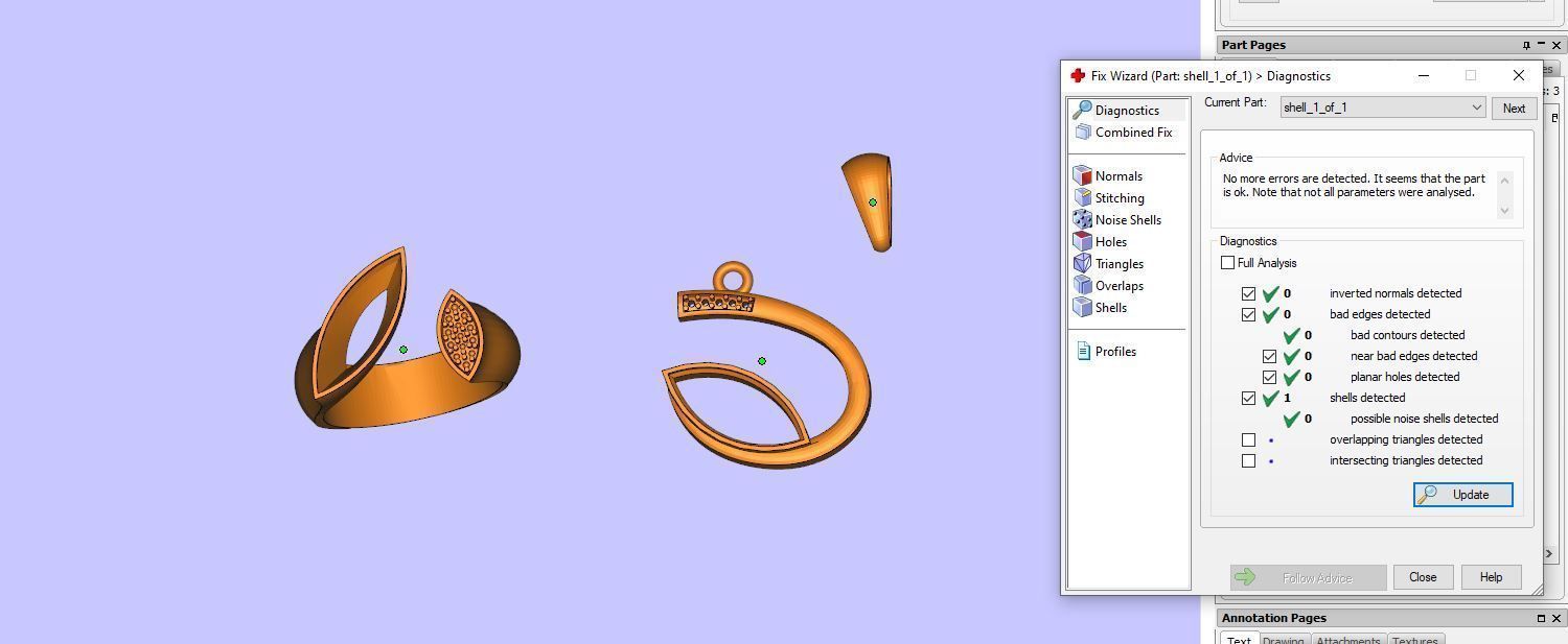 Ring and Pendant 3D print model_14