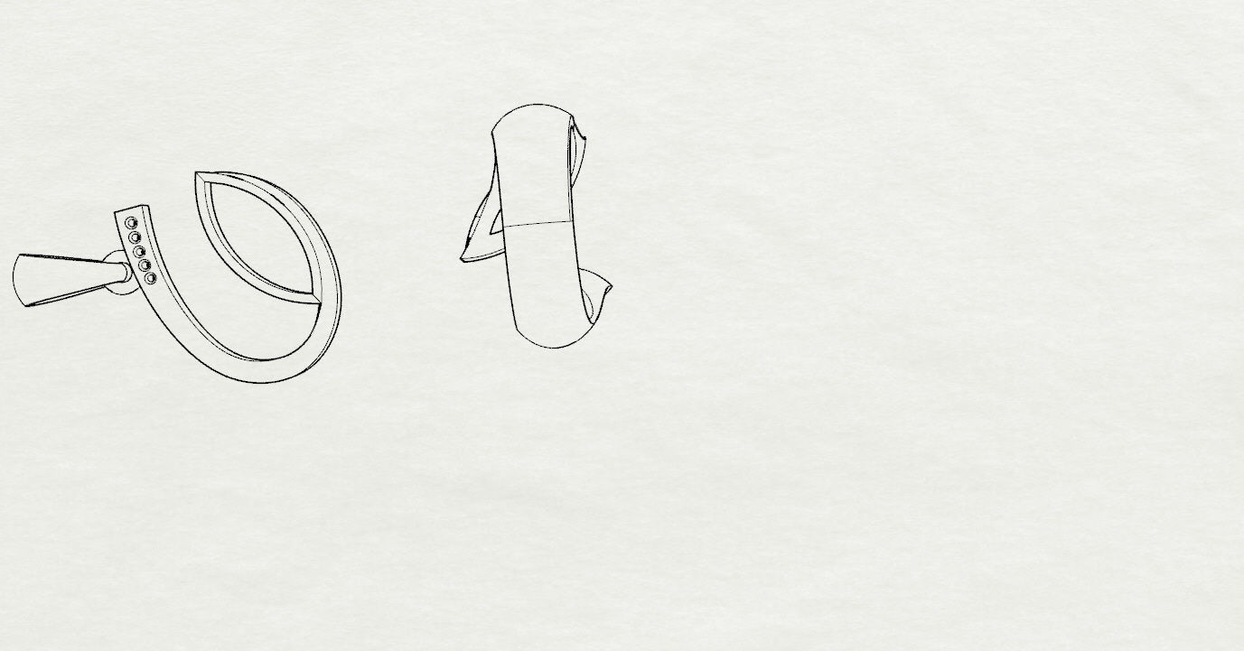 Ring and Pendant 3D print model_26