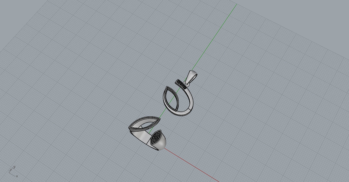 Ring and Pendant 3D print model_15