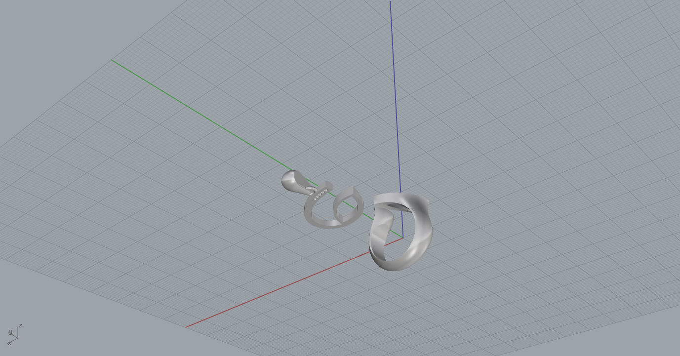 Ring and Pendant 3D print model_19