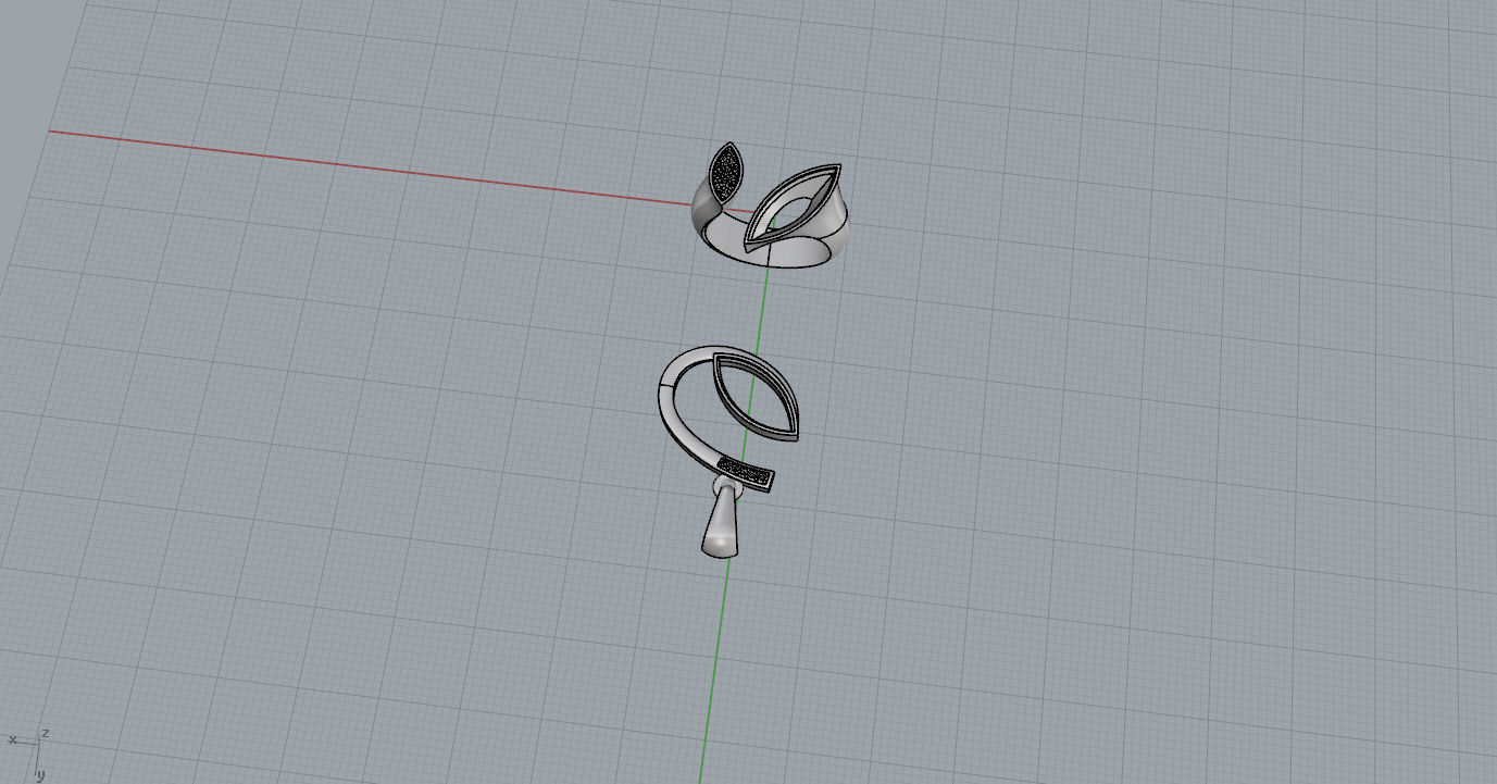 Ring and Pendant 3D print model_16