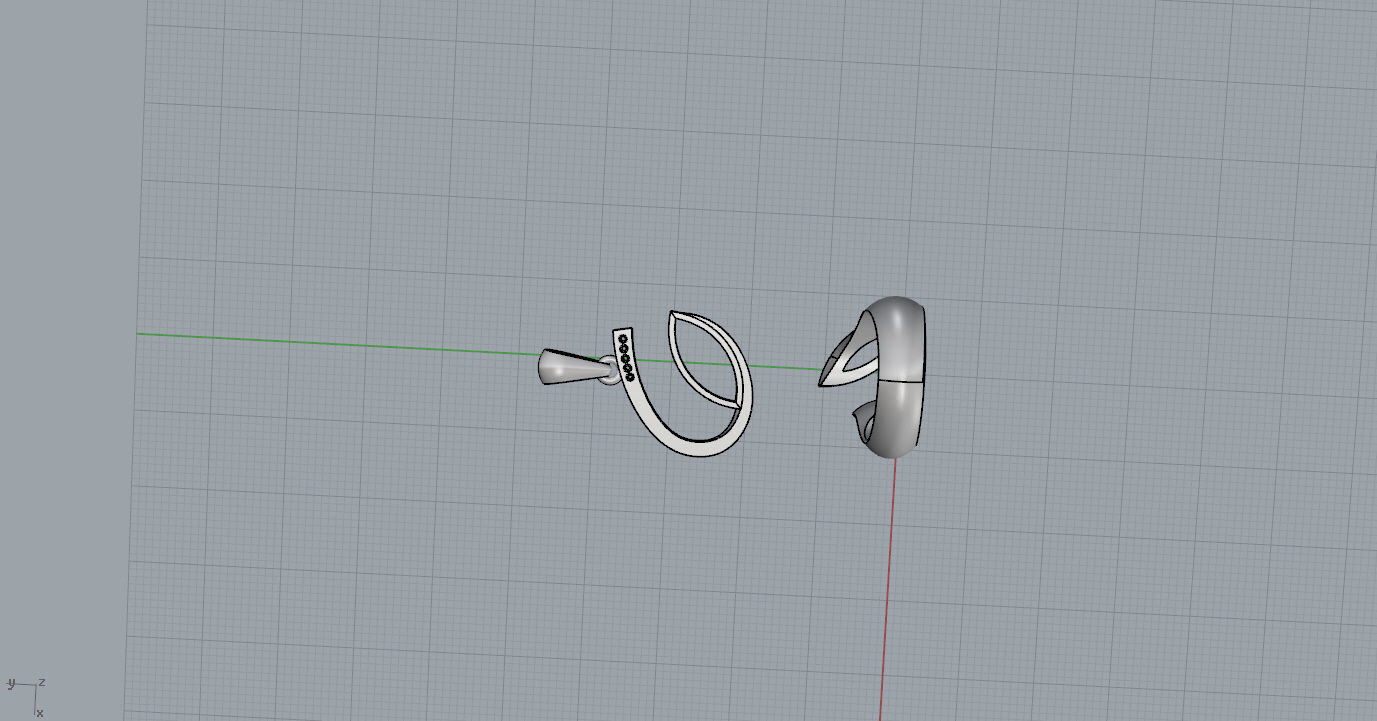 Ring and Pendant 3D print model_18