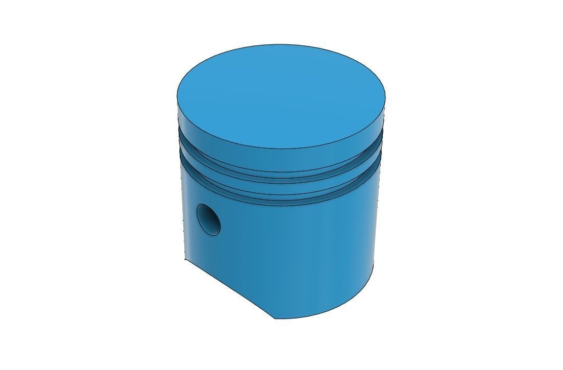 2 Stroke Engine Model - 3D Printable 3D print model_6