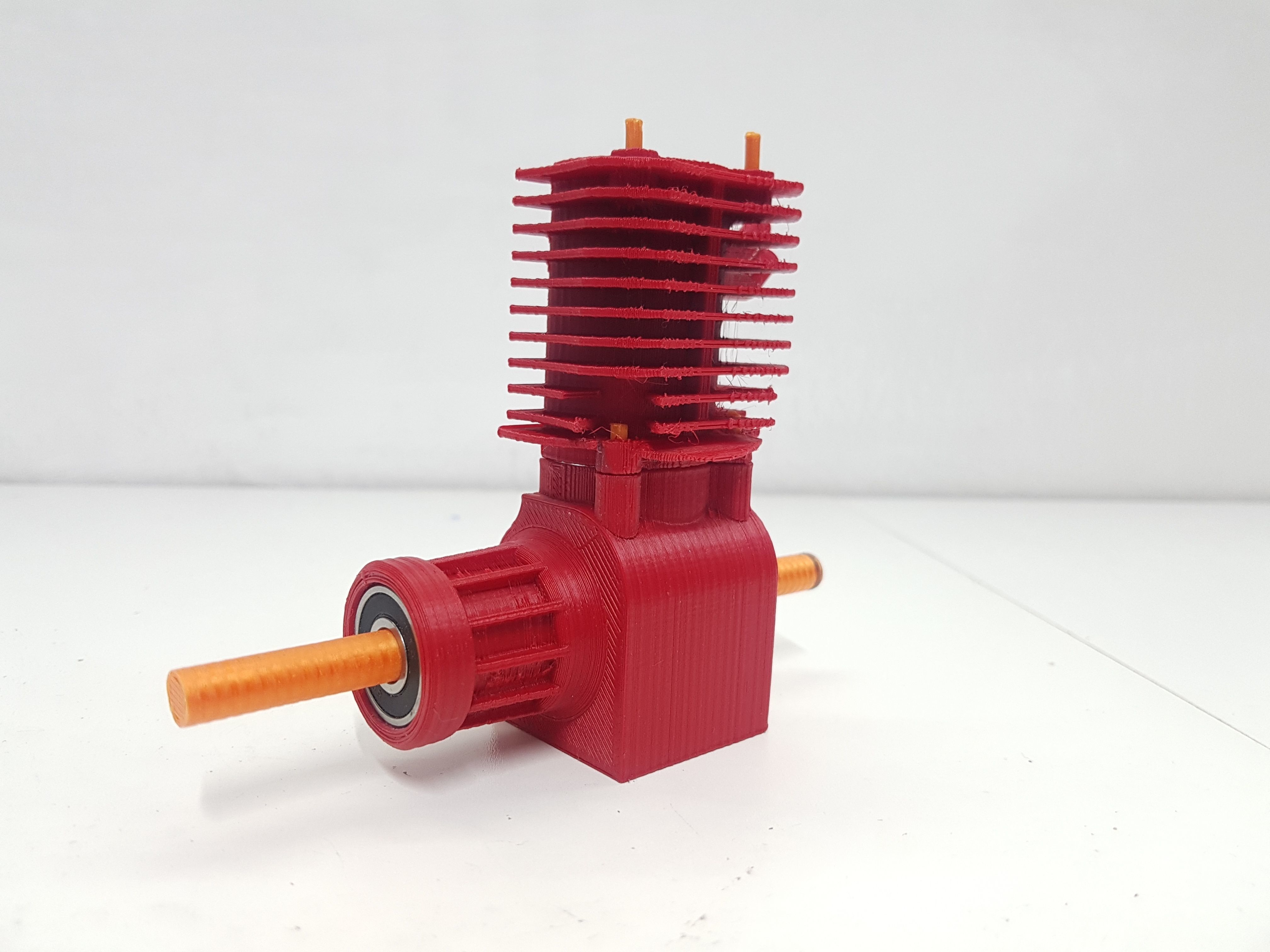 2 Stroke Engine Model - 3D Printable 3D print model_3