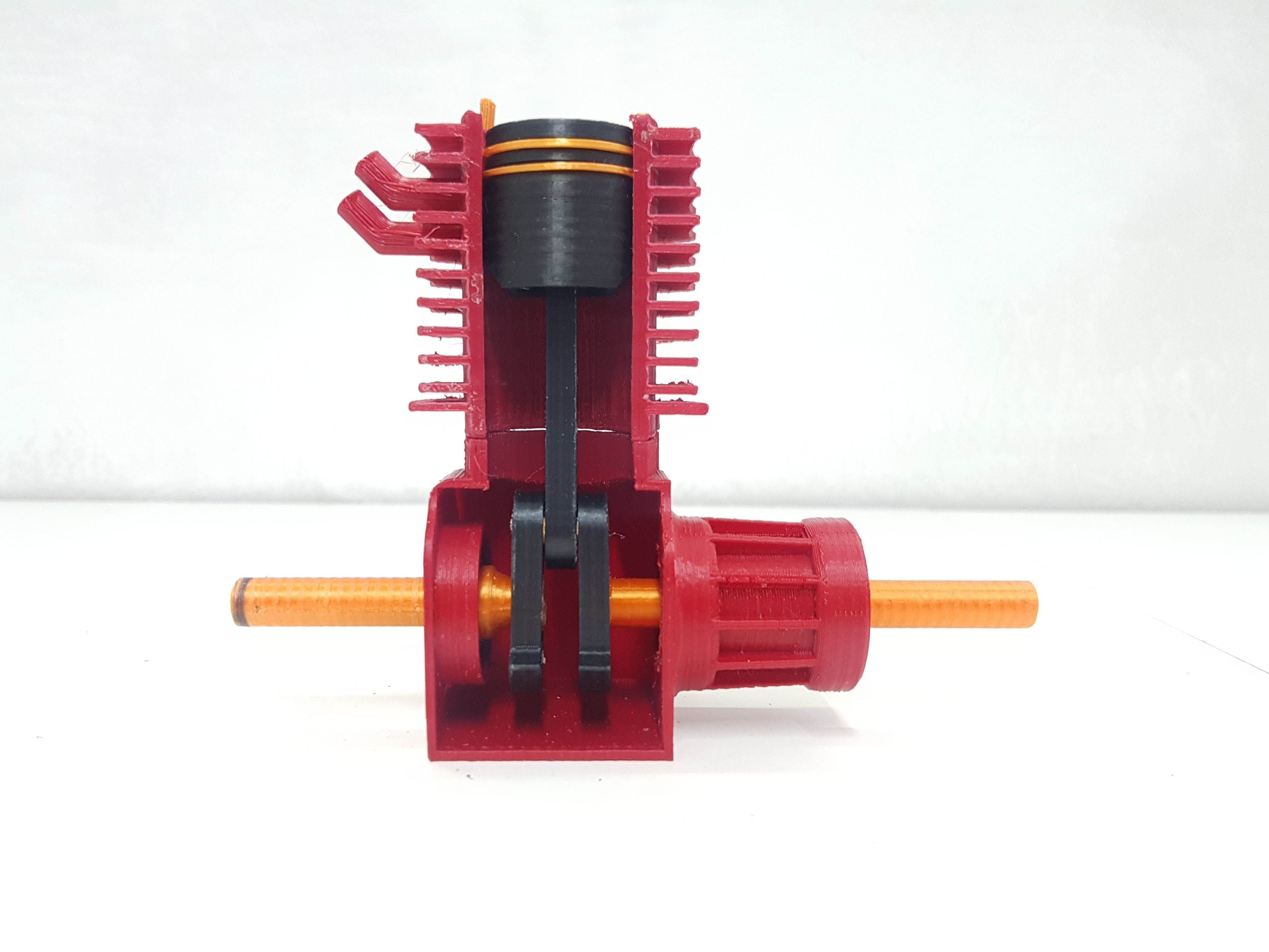 2 Stroke Engine Model - 3D Printable 3D print model_7