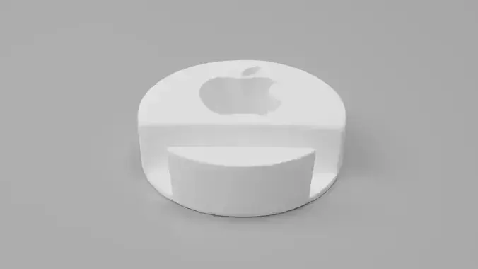 Apple logo phone stand 3D print model