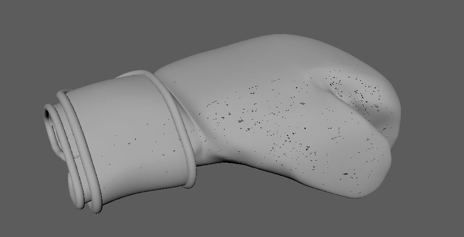 HIGH STRENGTH PADDED BOXING GLOVES 3D print model_1