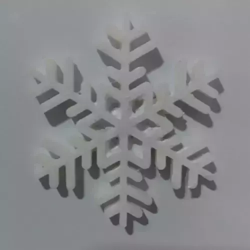Snowflake for magnet 3D print model