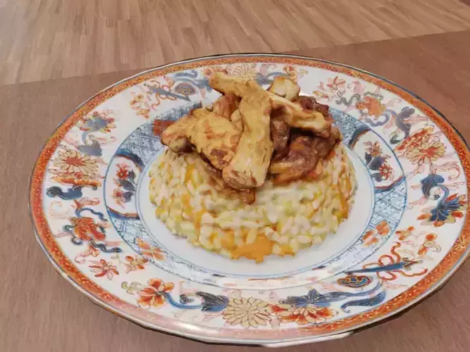 3D Scan traditional turkey rice food