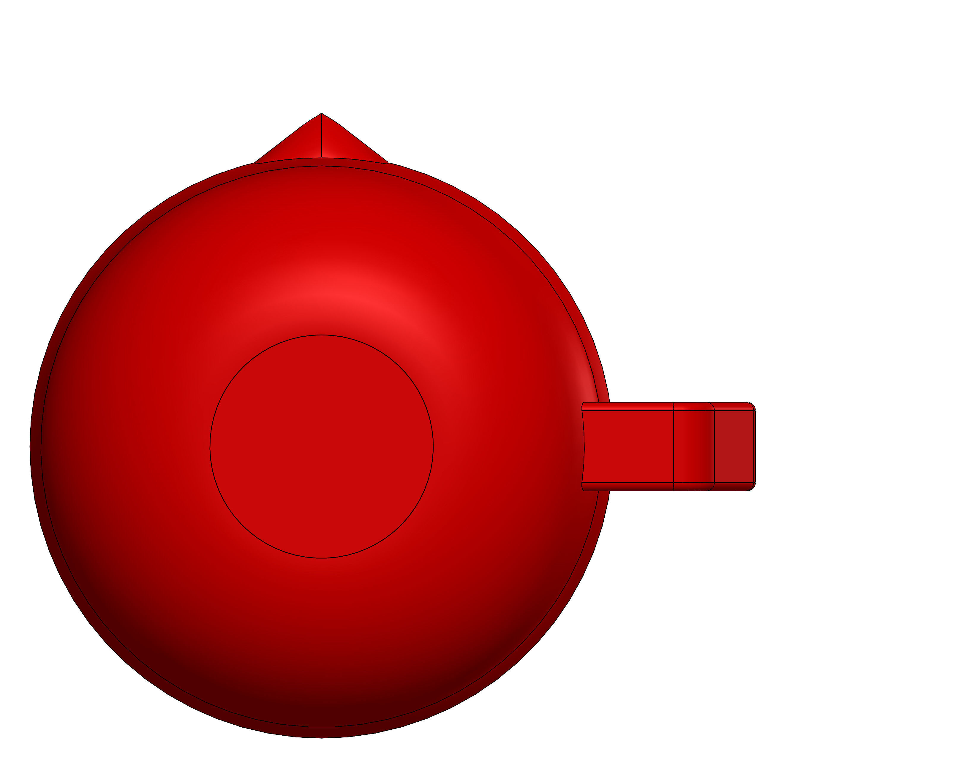 Measuring cup suitable for 3D print 3D print model_7