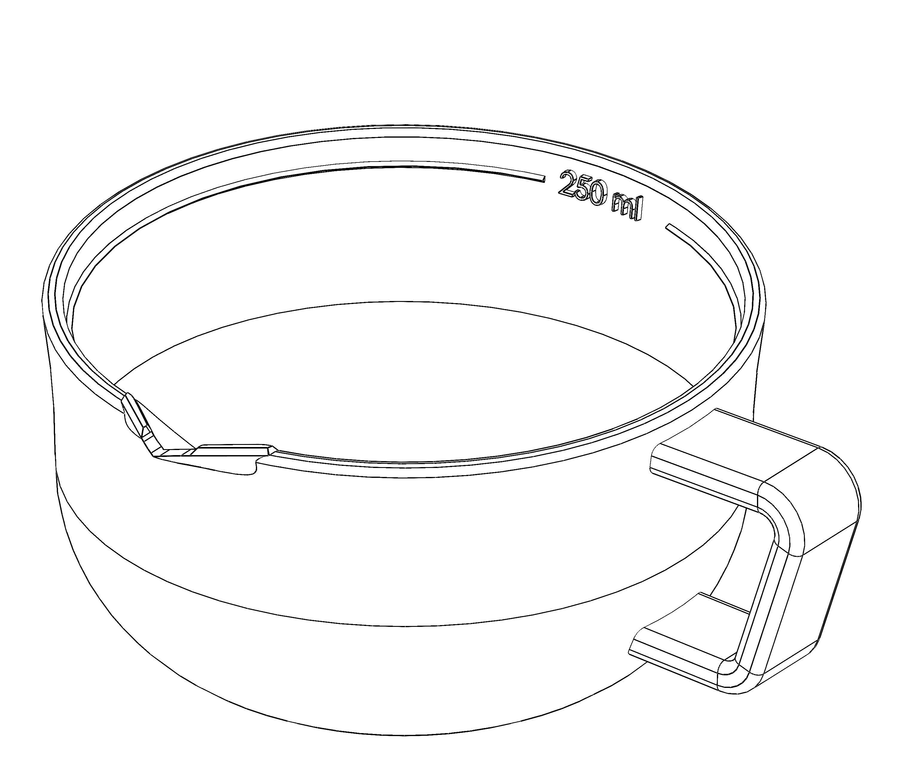 Measuring cup suitable for 3D print 3D print model_2