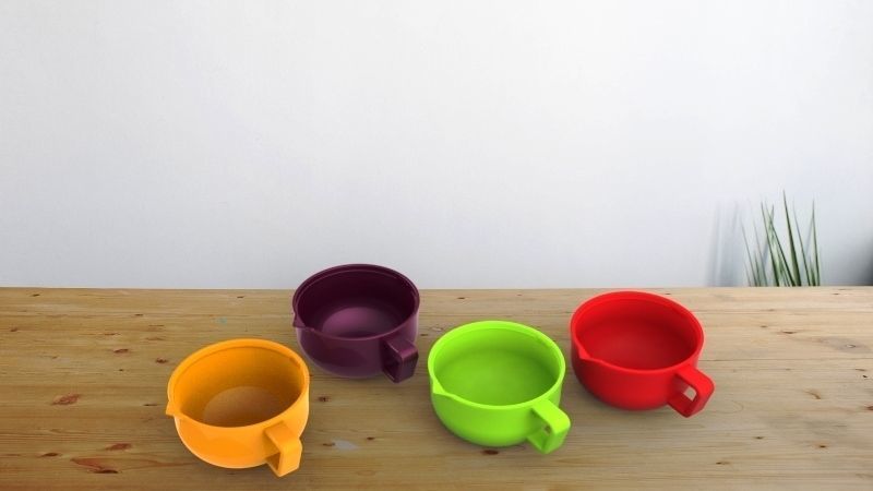 Measuring cup suitable for 3D print 3D print model_8