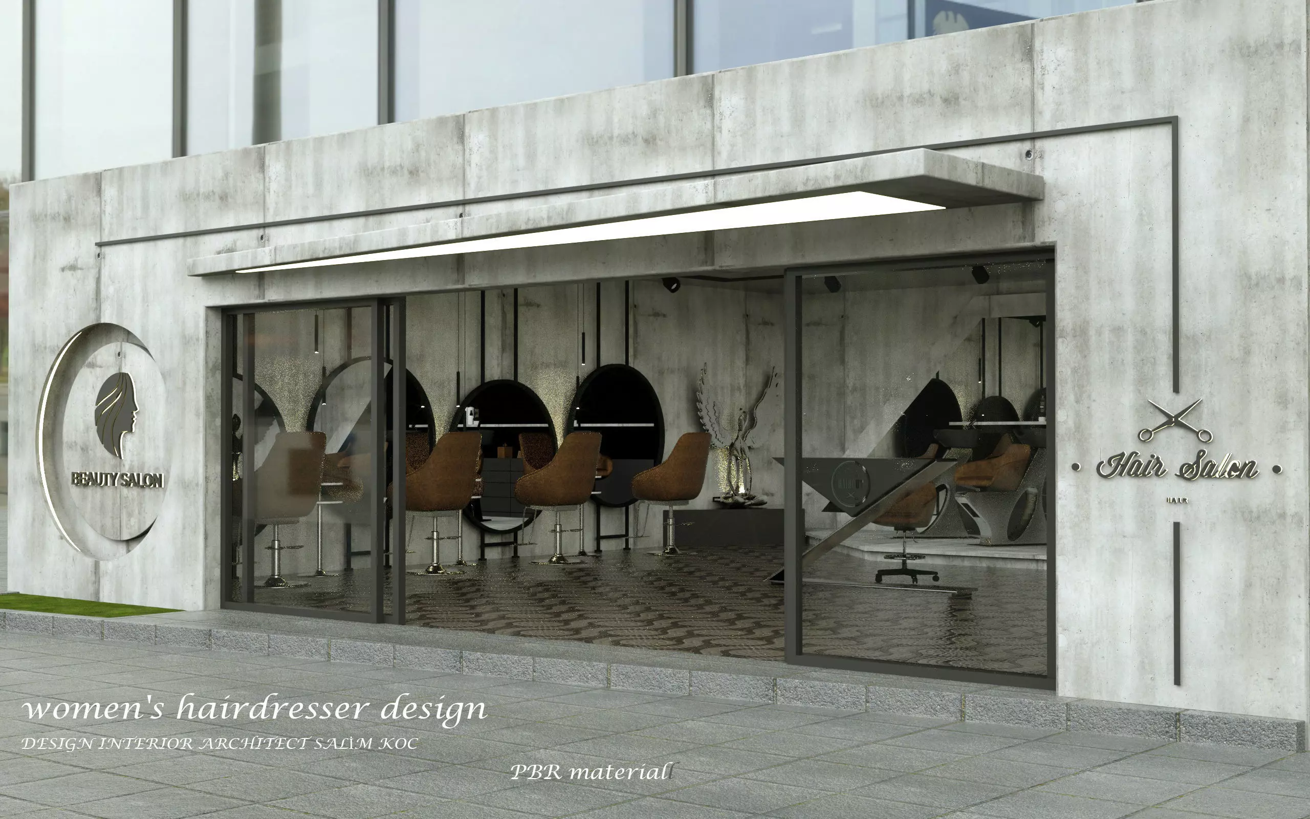 hairdresser salon 3d model 3D model_0