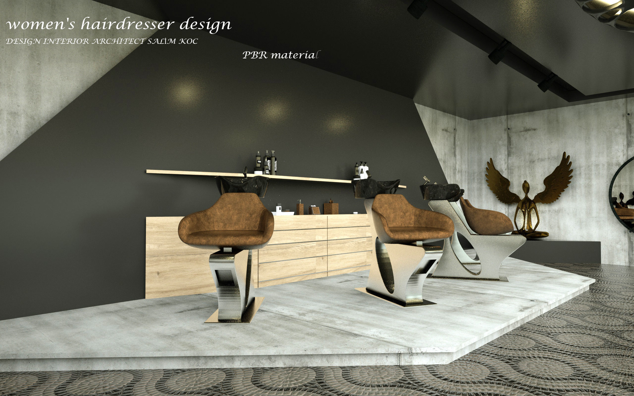 hairdresser salon 3d model 3D model_16