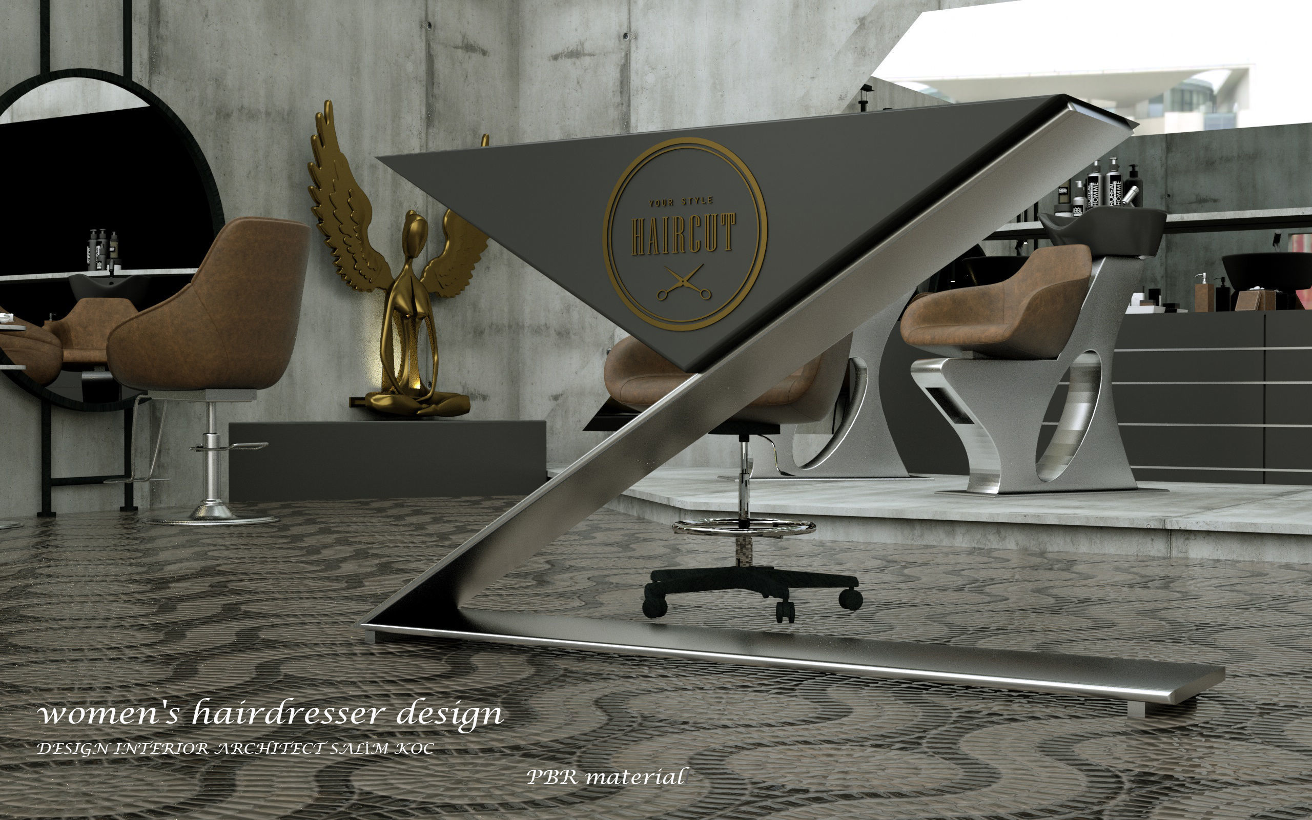 hairdresser salon 3d model 3D model_10