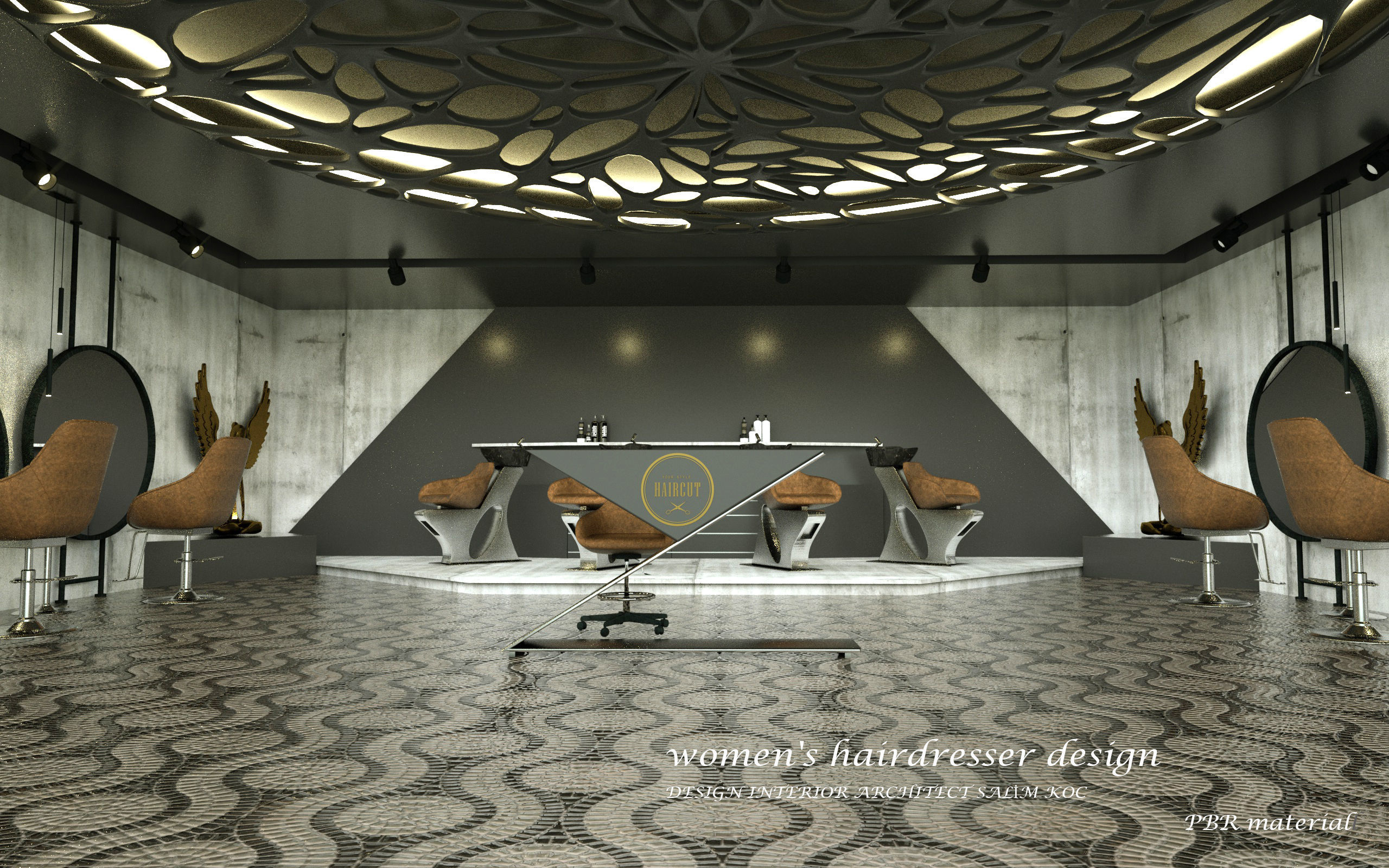 hairdresser salon 3d model 3D model_14