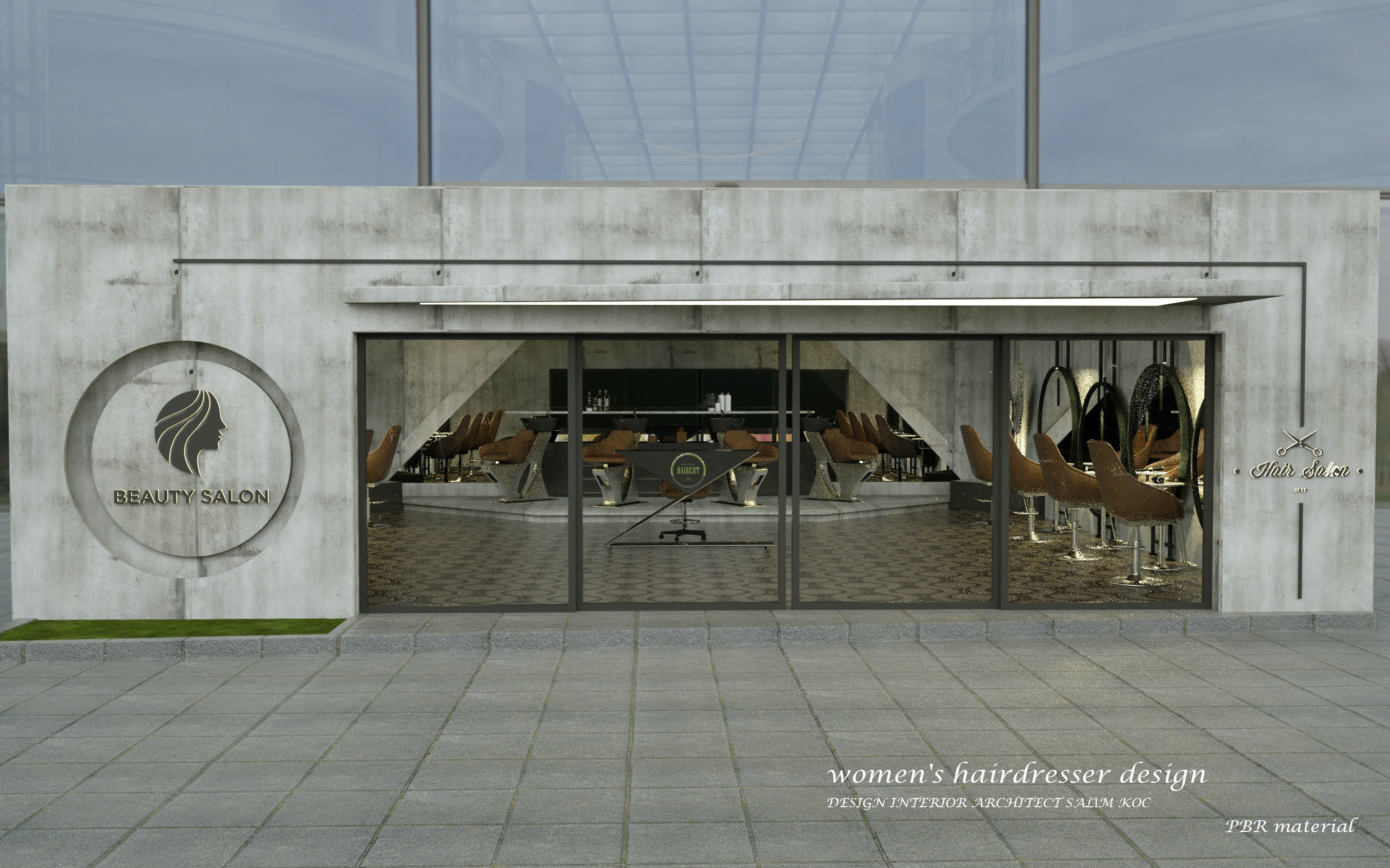 hairdresser salon 3d model 3D model_2