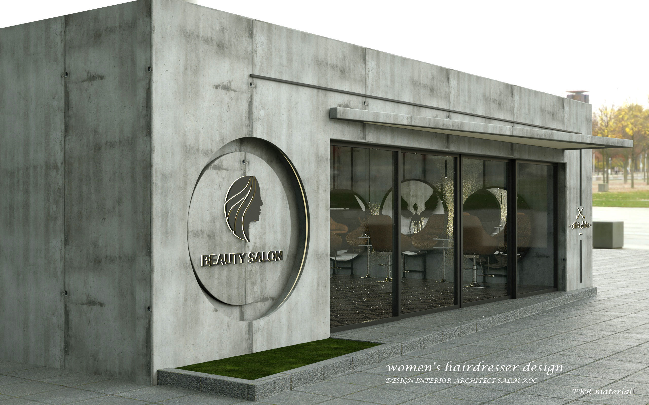 hairdresser salon 3d model 3D model_1