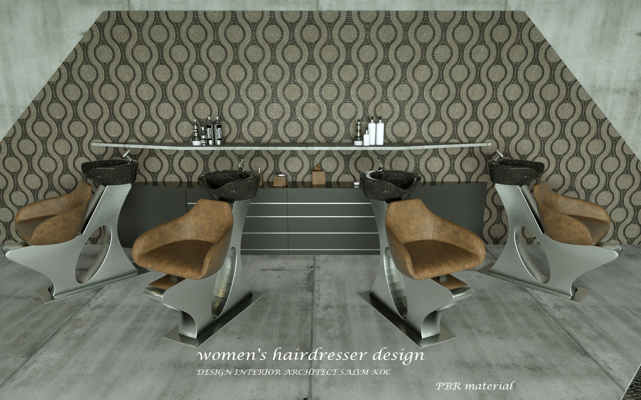 hairdresser salon 3d model 3D model_13