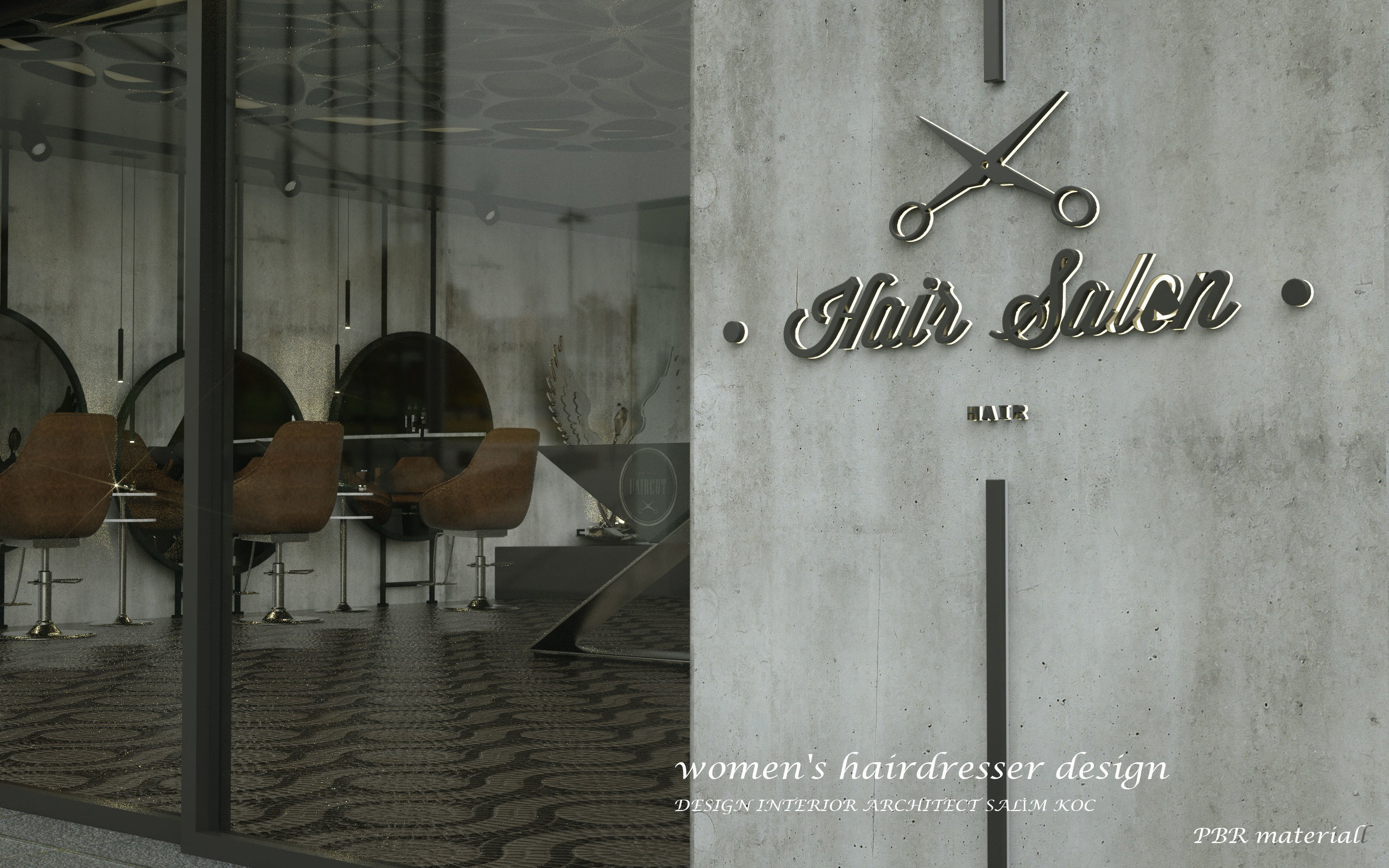 hairdresser salon 3d model 3D model_5