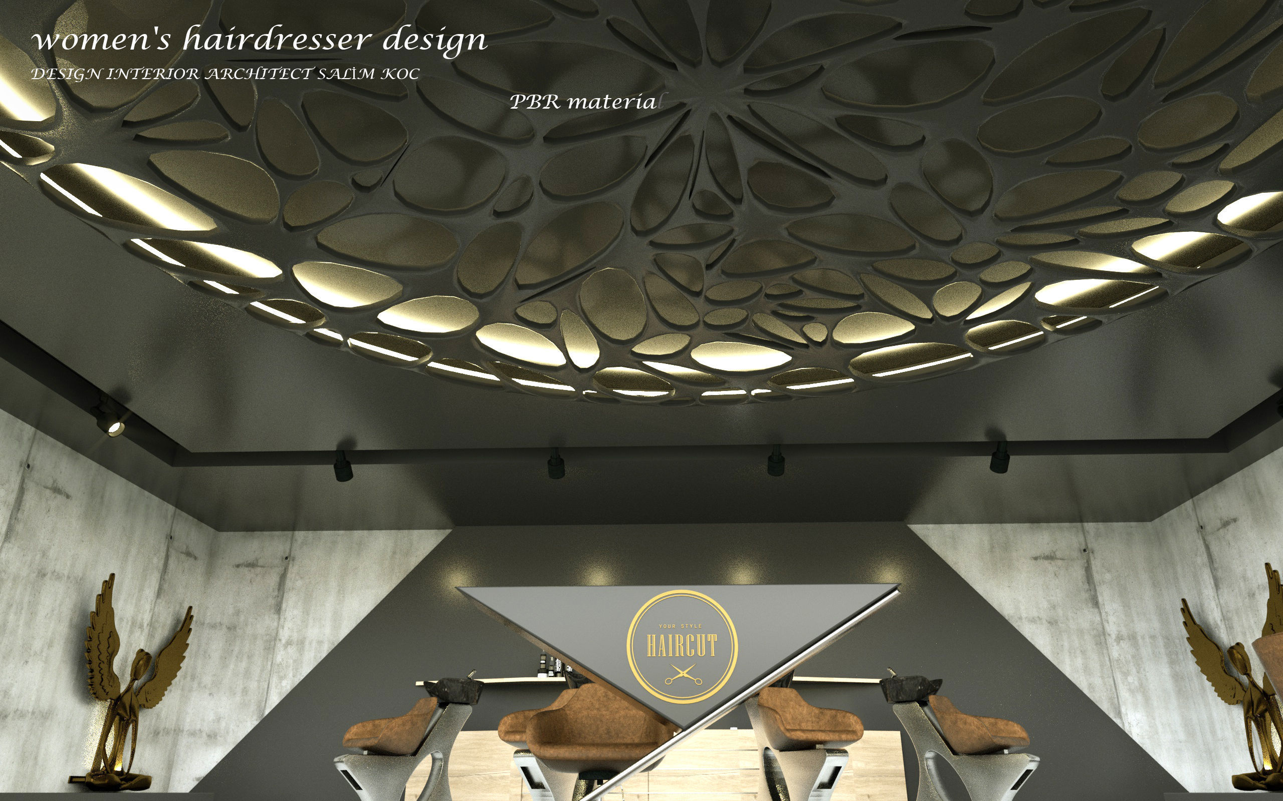 hairdresser salon 3d model 3D model_19
