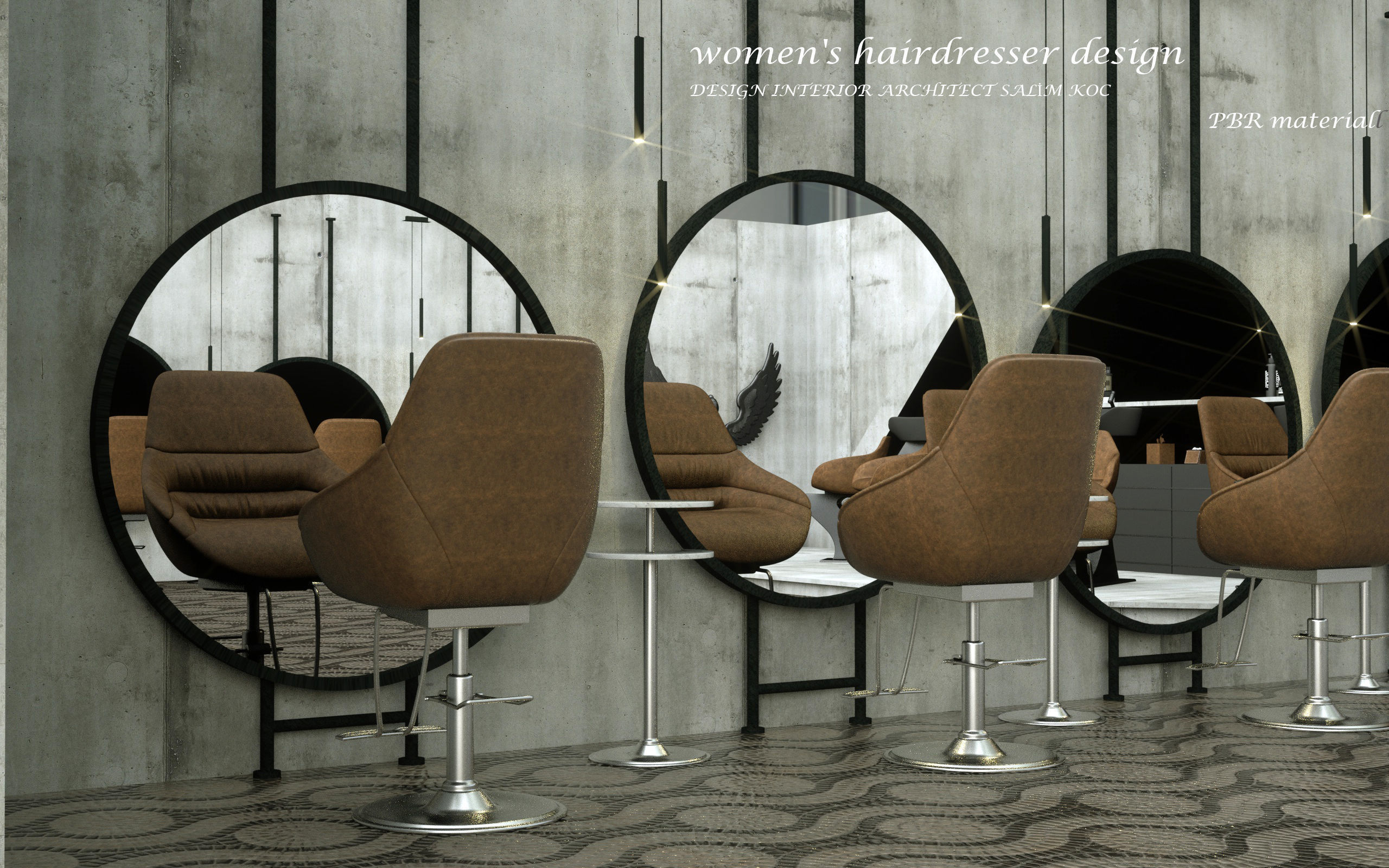 hairdresser salon 3d model 3D model_17