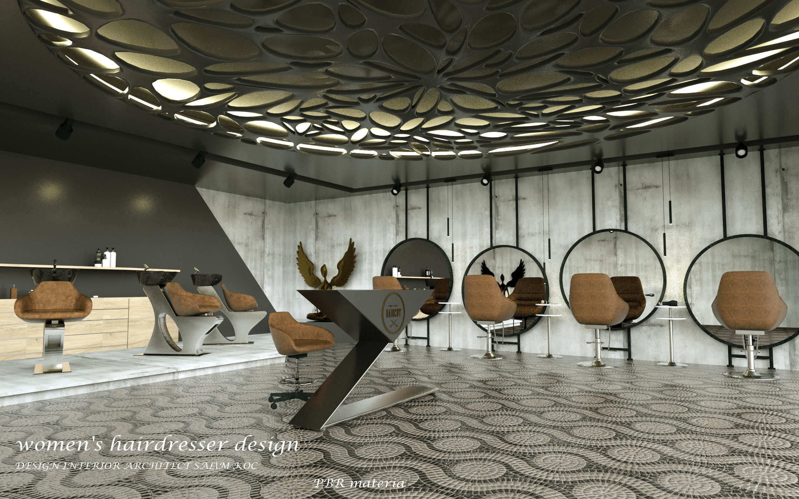 hairdresser salon 3d model 3D model_20