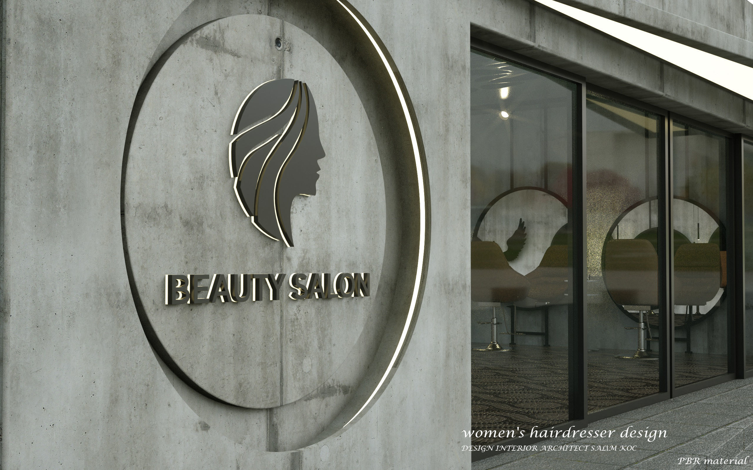 hairdresser salon 3d model 3D model_4