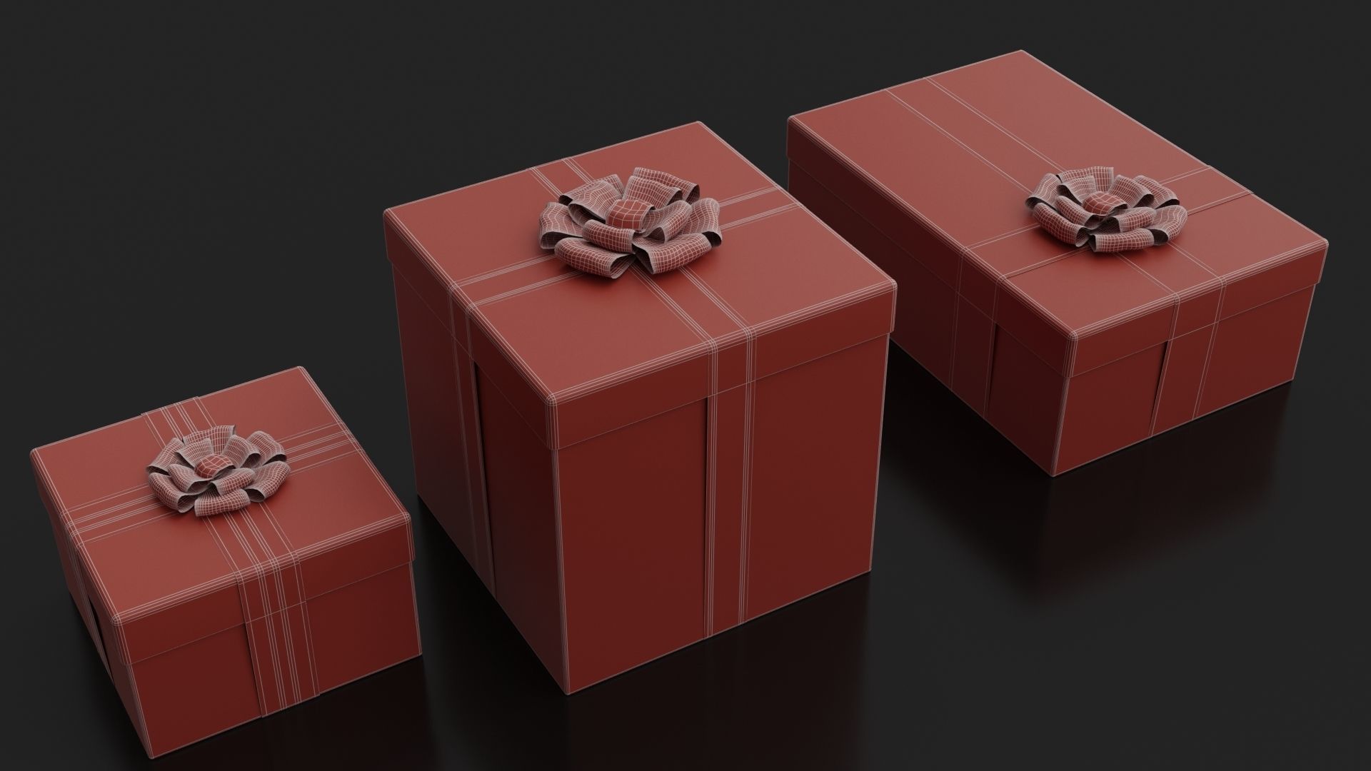 Modern Decorated Christmas trees Pack Collection  _19