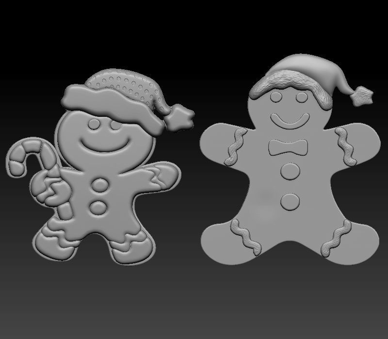christmas biscate decoration 3d model3d 3D print model_1