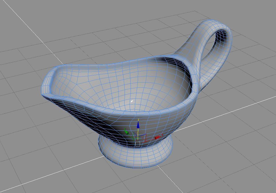 Saucepan pitcher 3D model_3