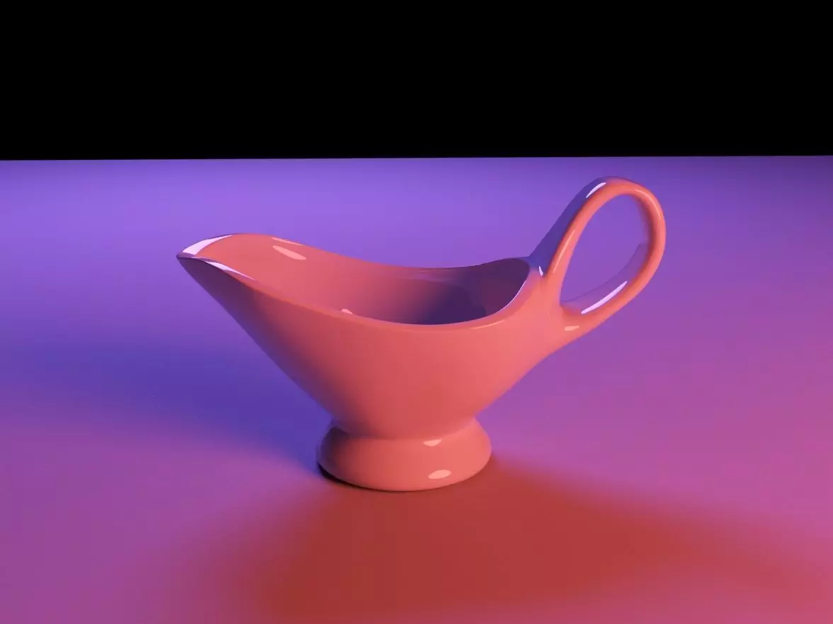 Saucepan pitcher 3D model_0