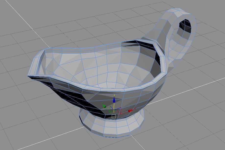 Saucepan pitcher 3D model_4