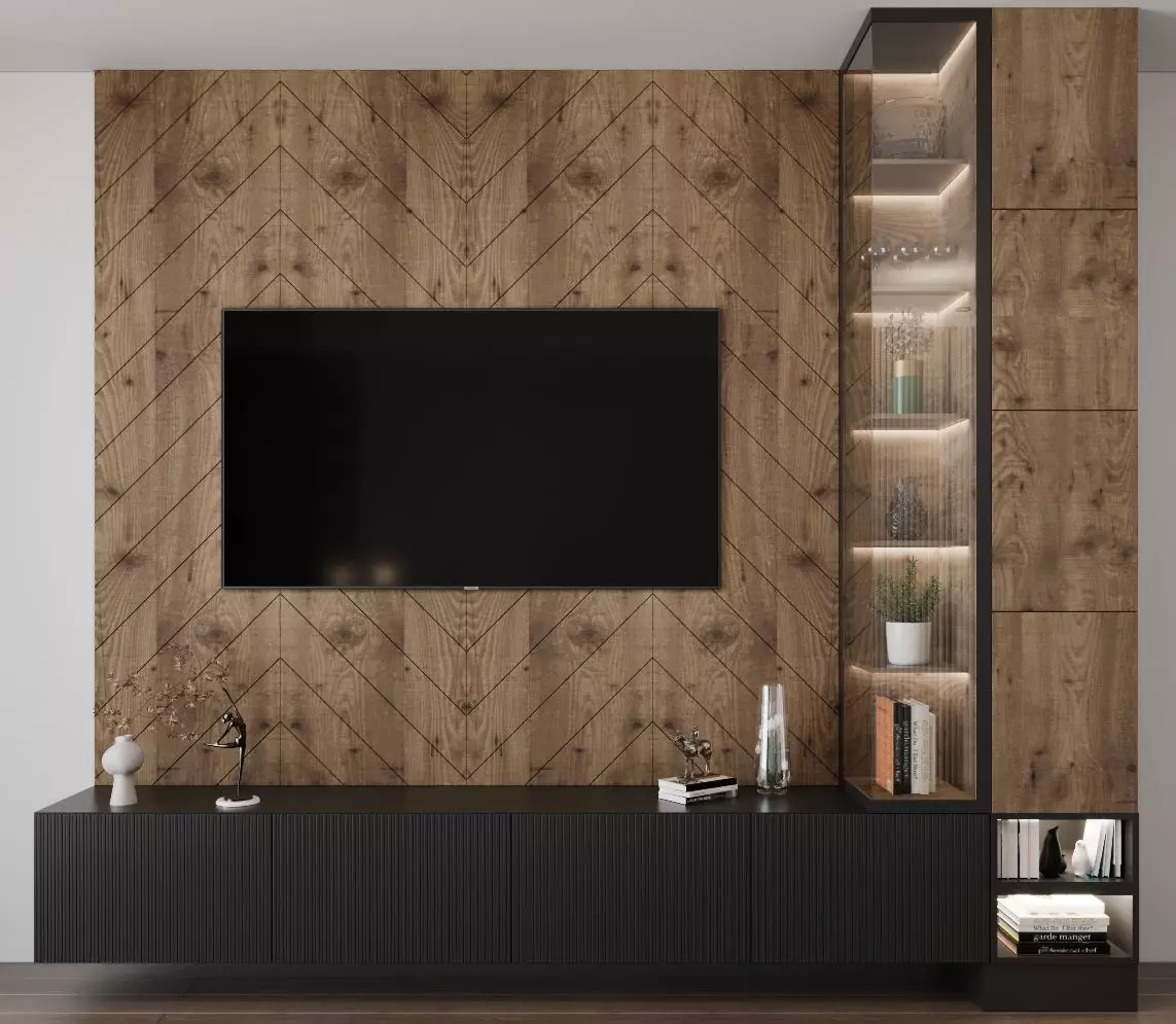 Modern Tv set Free 3D model
