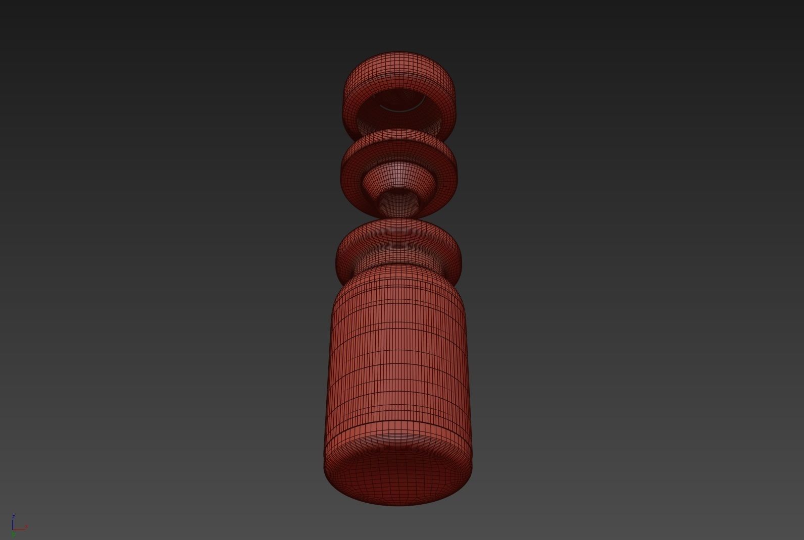Glass Injection Bottle 3D model_29
