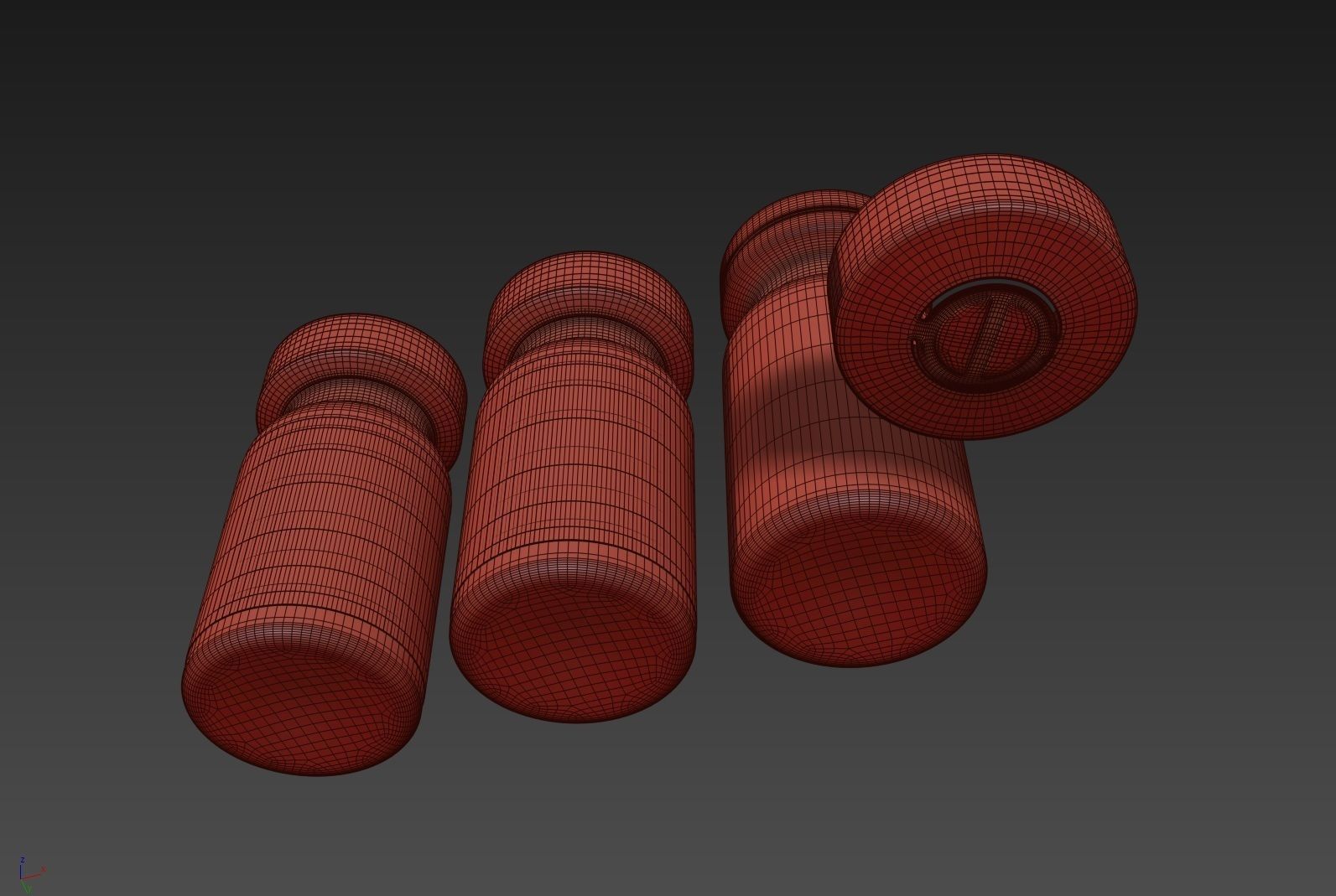 Glass Injection Bottle 3D model_17