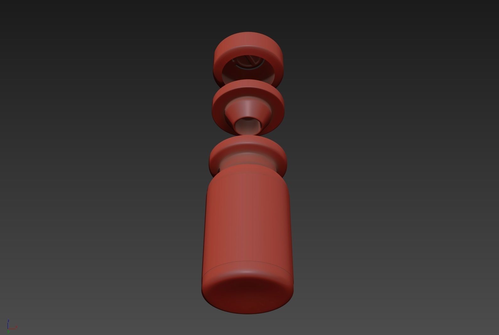 Glass Injection Bottle 3D model_26