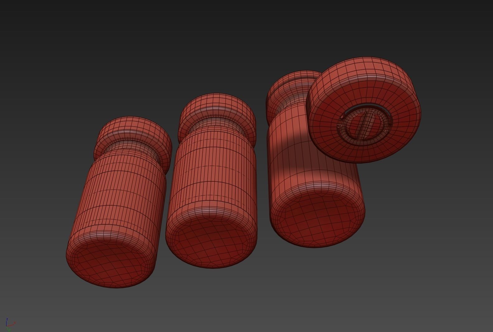 Glass Injection Bottle 3D model_16