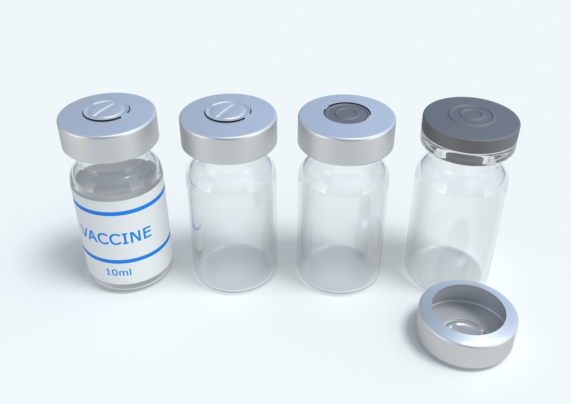 Glass Injection Bottle 3D model_3