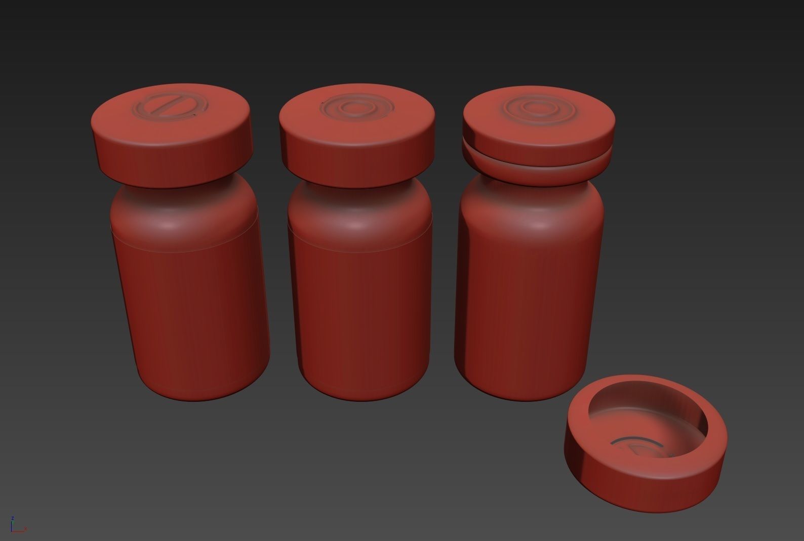 Glass Injection Bottle 3D model_6
