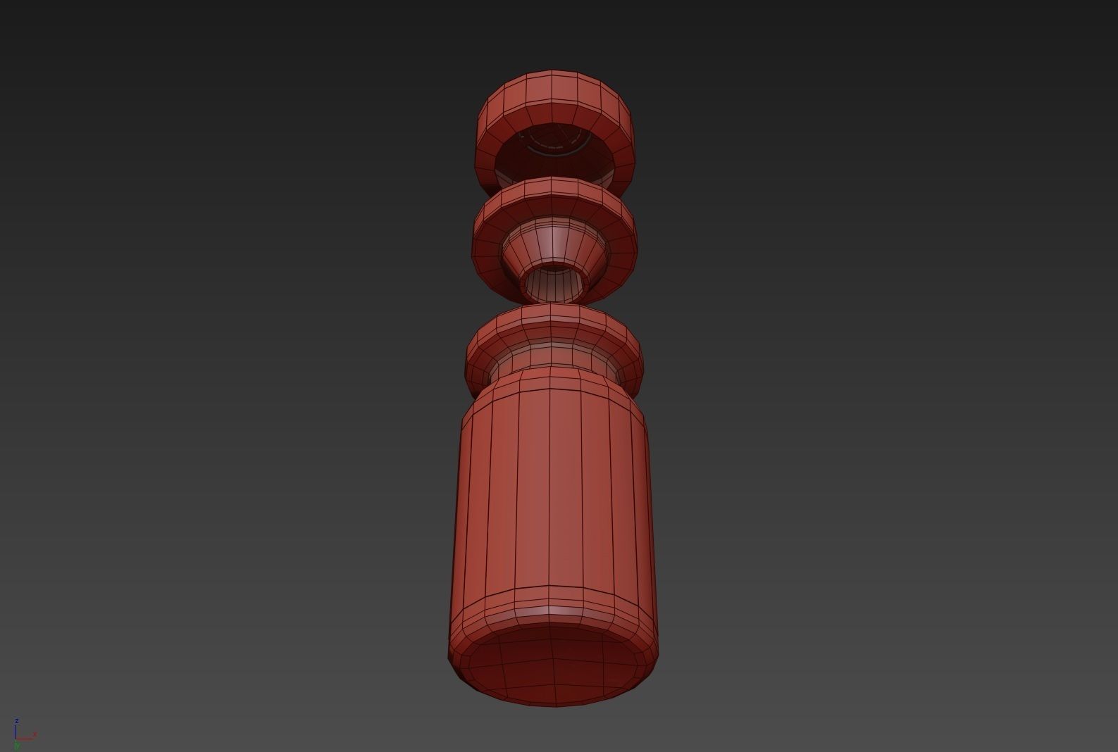 Glass Injection Bottle 3D model_27