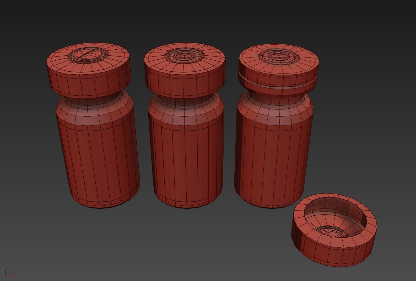 Glass Injection Bottle 3D model_7