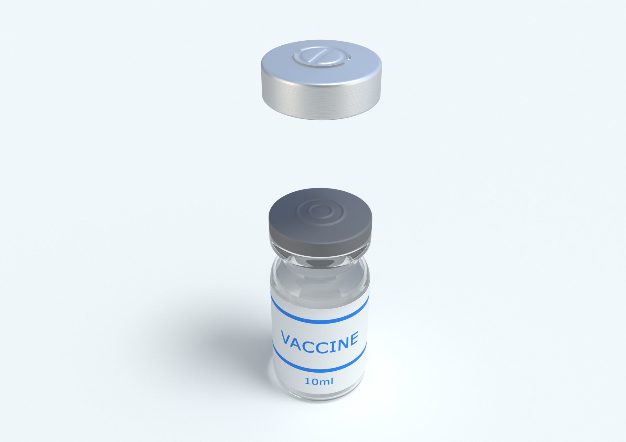 Glass Injection Bottle 3D model_4