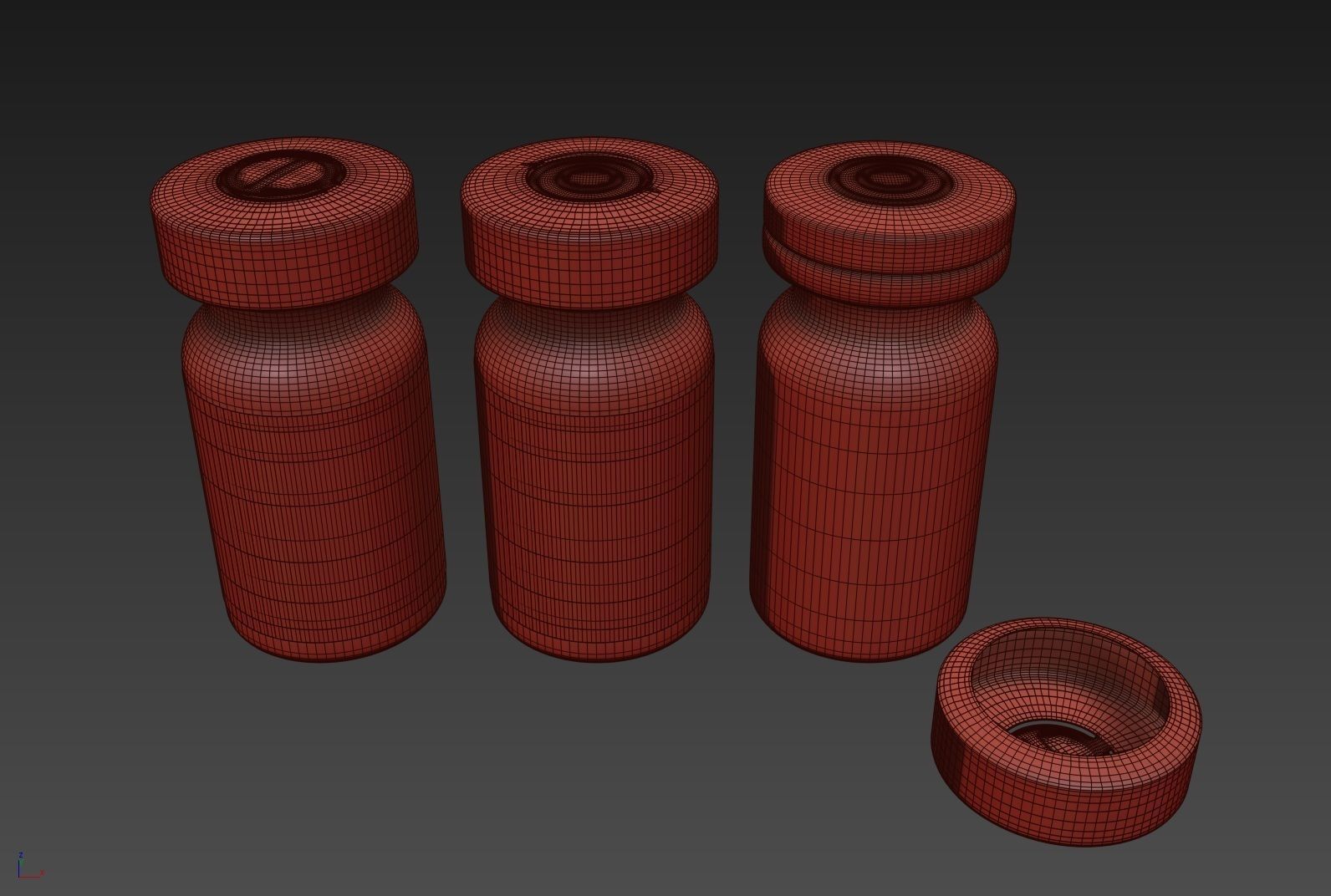 Glass Injection Bottle 3D model_9