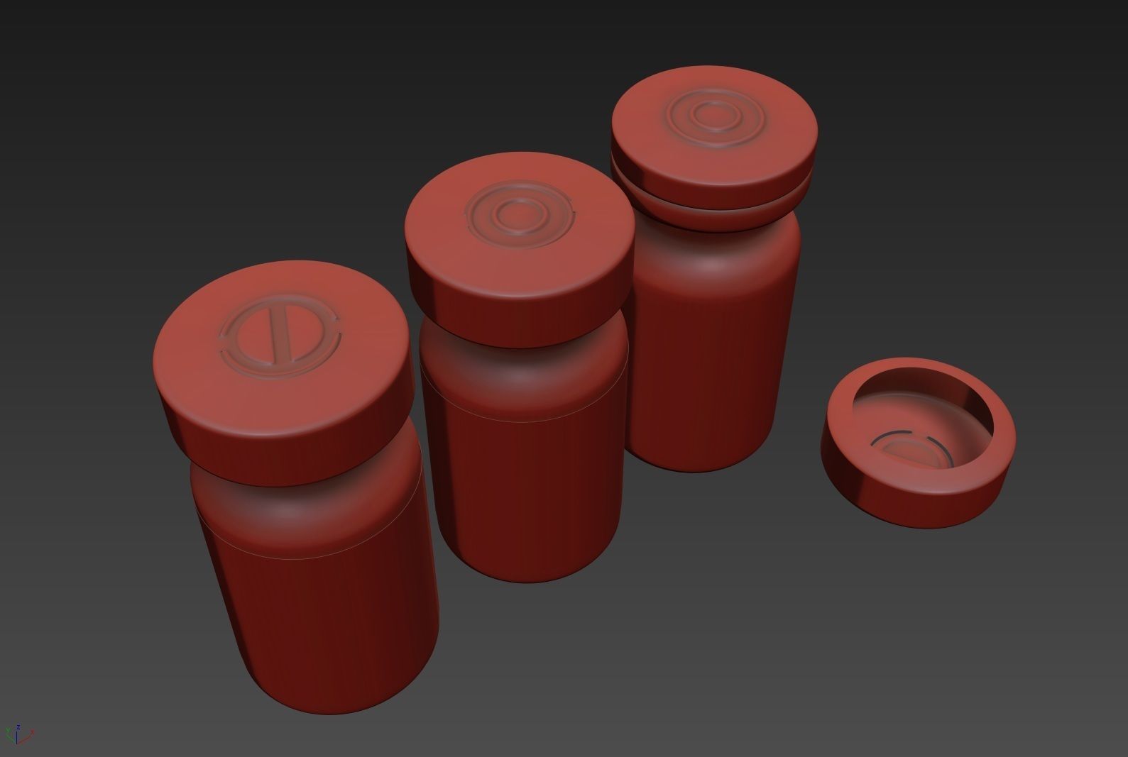 Glass Injection Bottle 3D model_10