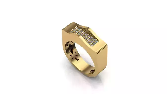 men ring 35 3D print model